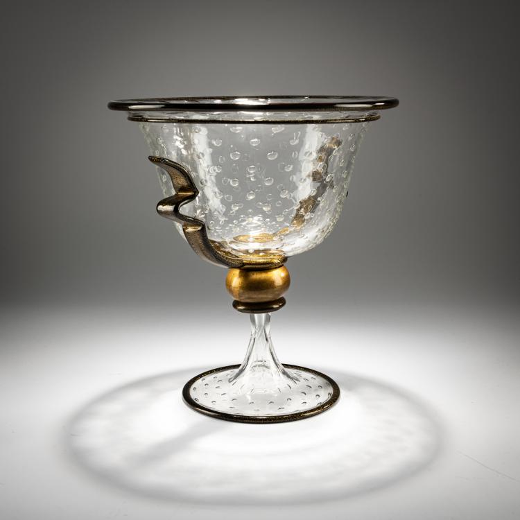 Bild 1 zu Objekt, Aufsatzschale, 1980er Jahre, Barovier & Toso, Murano, 181B 711