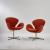 Two 'Swan' armchairs, 1957/58