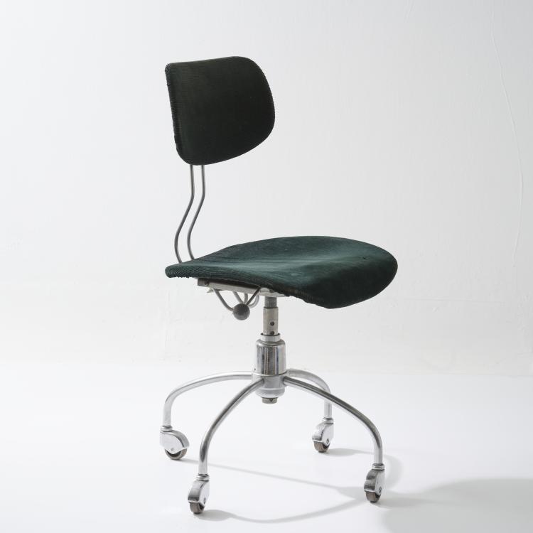 Bild 1 zu Objekt, Desk chair 'SE 40 R', 1949/52/54, Egon Eiermann, Wilde & Spieth, Esslingen, 181A 215
