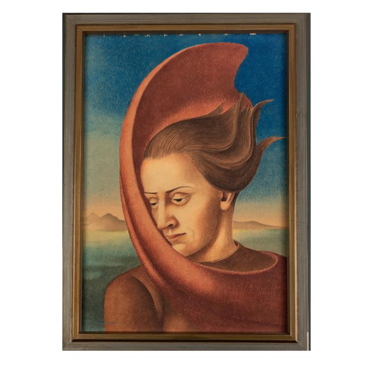 Bild 1 zu Objekt, Portrait of a woman, c. 1930, Konrad Adolf Lattner, 181C 730