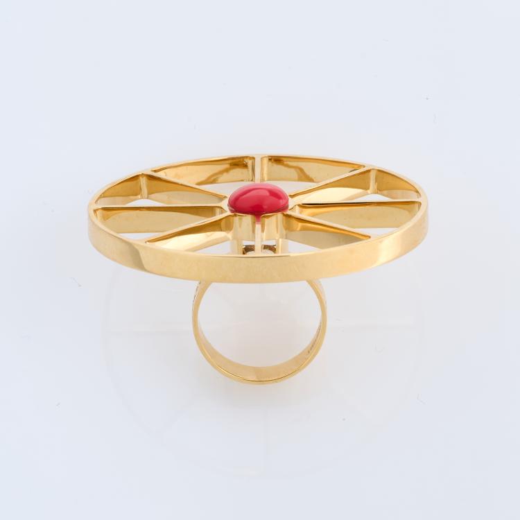 Hauptbild zu Objekt, Ring 'Wheel', 1997, Ettore Sottsass, 180C 602