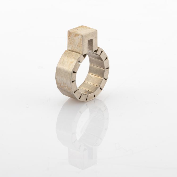 Hauptbild zu Objekt, Ring &sbquo;Sawcut&lsquo;, 1991, Herman Hermsen, 180C 627