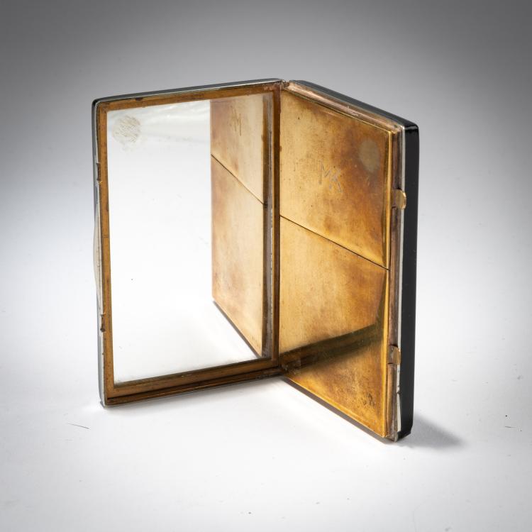 Hauptbild zu Objekt, Schminkdose, um 1925, Orahic, Frankreich / France, 180A 212