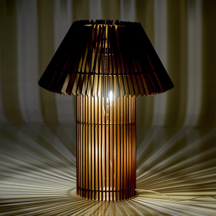 Hauptbild zu Objekt, 'Wood' table light, 2010, Fernando Campana,Humberto Campana, Skitsch by Hub Design, Mailand, 180B 579