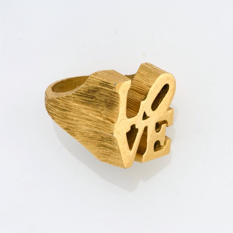 Hauptbild zu Objekt, Ring 'Love ring', 1969, Robert Indiana, 180C 595