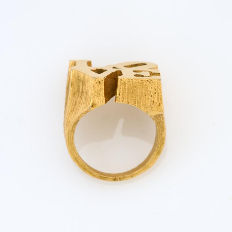 Bild 4 zu Objekt, Ring 'Love ring', 1969, Robert Indiana, 180C 595