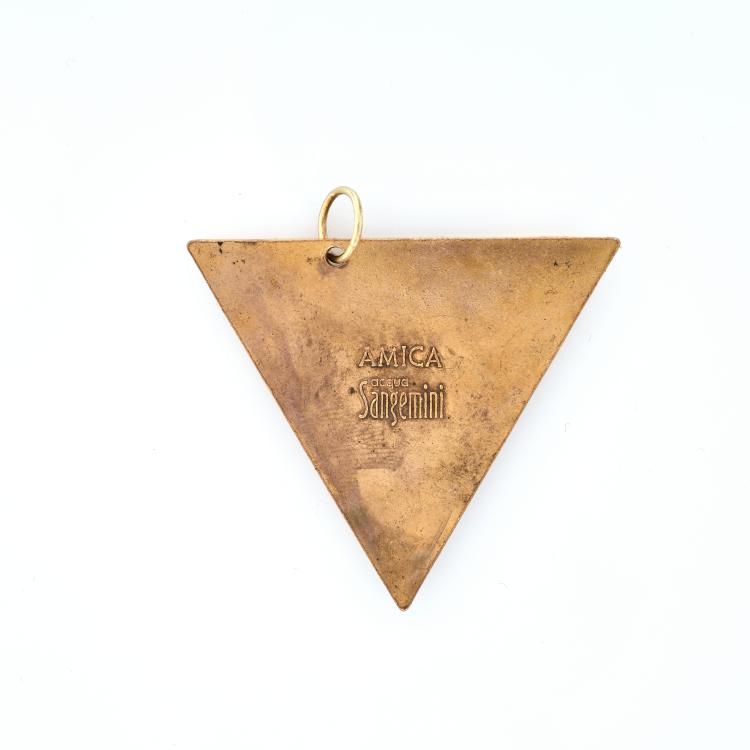 Bild 1 zu Objekt, Anh&auml;nger f&uuml;r Acqua Sangemini, 1984, Arnaldo Pomodoro, 180C 599