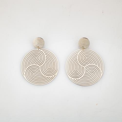 Op-Art earrings, 1966
