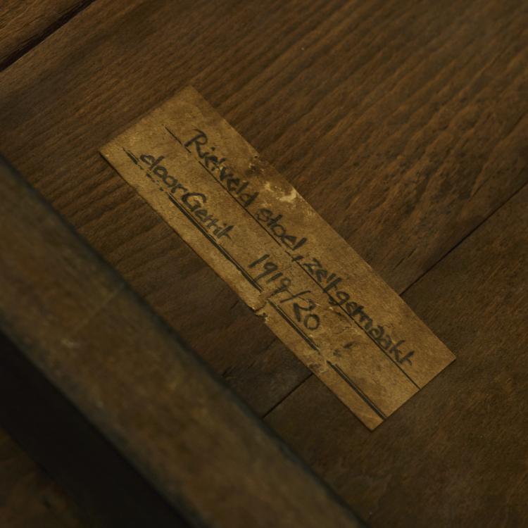 Bild 10 zu Objekt, 'Hoge Stoel', c. 1919, Gerrit Rietveld, Rietveld, Gerrit, 180B 423