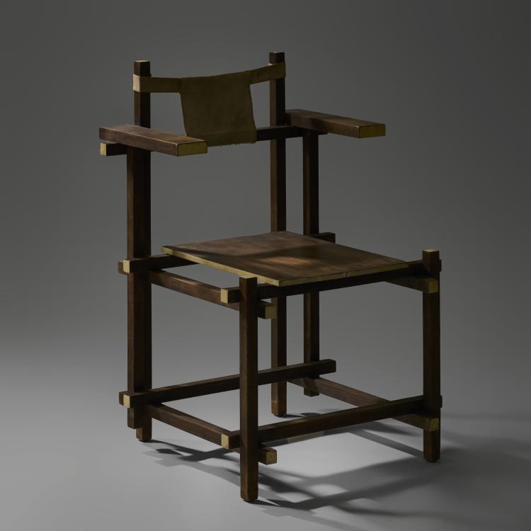 Bild 13 zu Objekt, 'Hoge Stoel', c. 1919, Gerrit Rietveld, Rietveld, Gerrit, 180B 423