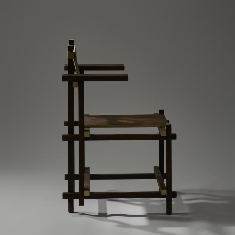 Bild 14 zu Objekt, 'Hoge Stoel', c. 1919, Gerrit Rietveld, Rietveld, Gerrit, 180B 423