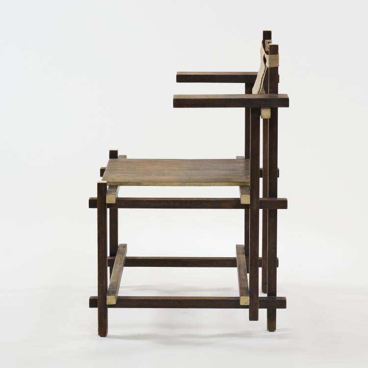 Bild 15 zu Objekt, 'Hoge Stoel', c. 1919, Gerrit Rietveld, Rietveld, Gerrit, 180B 423