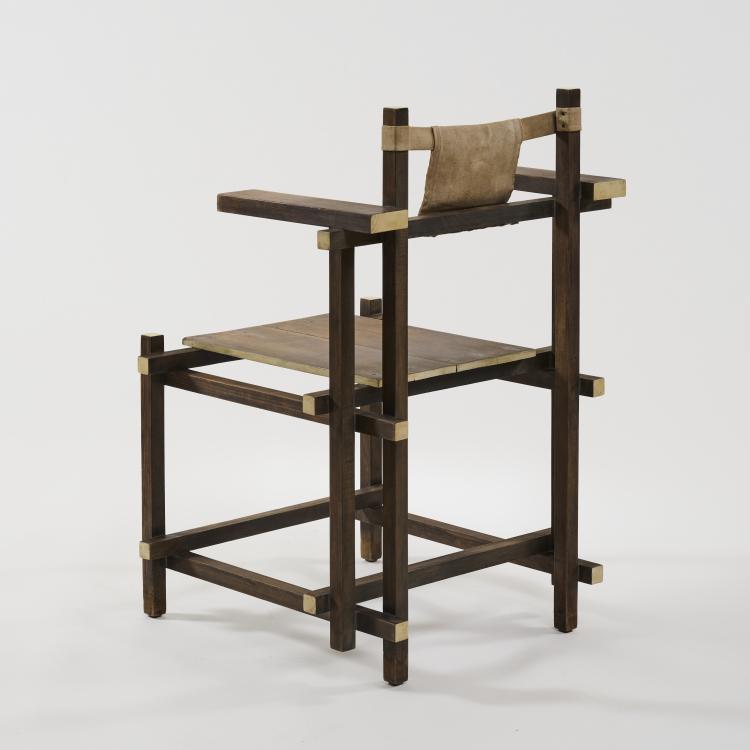 Bild 16 zu Objekt, 'Hoge Stoel', c. 1919, Gerrit Rietveld, Rietveld, Gerrit, 180B 423