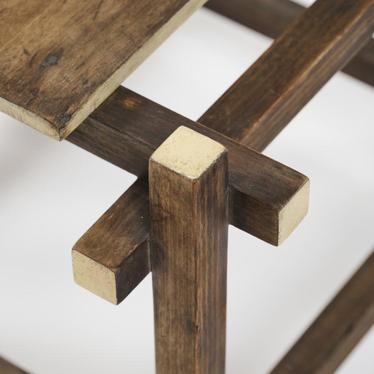 Bild 20 zu Objekt, 'Hoge Stoel', c. 1919, Gerrit Rietveld, Rietveld, Gerrit, 180B 423