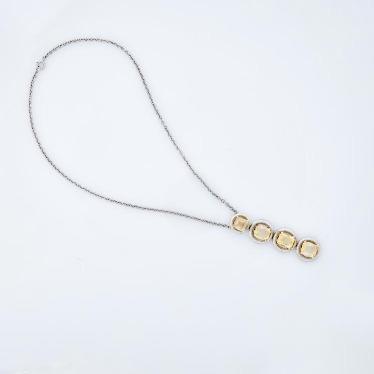 Bild 2 zu Objekt, Kettenanh&auml;nger verziert mit Citrinen, 1990er &ndash; 2000er Jahre, Herm&egrave;s, Paris, 180C 788