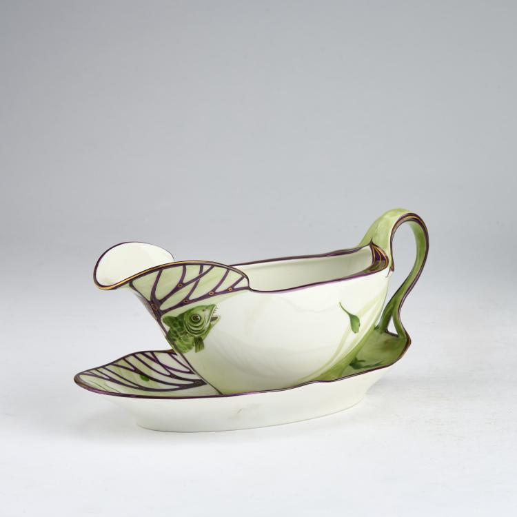 Bild 4 zu Objekt, Eight pieces from the fish service 'Modern', 1899, Hermann Gradl, Nymphenburg, KPM, 180A 305