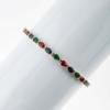 Three-color Rivière bracelet