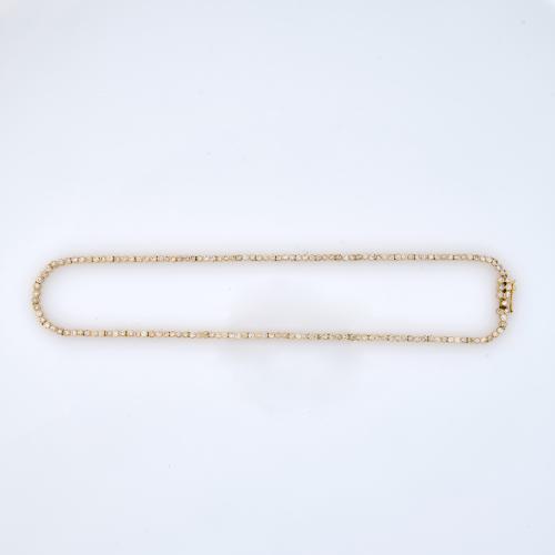Rivière-Collier mit Diamanten