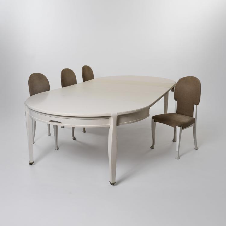 Bild 4 zu Objekt, Dining table from the dining room of Else von Guaita-Lampe, 1906, Henry van de Velde, Scheidemantel, H., Weimar, 180B 398