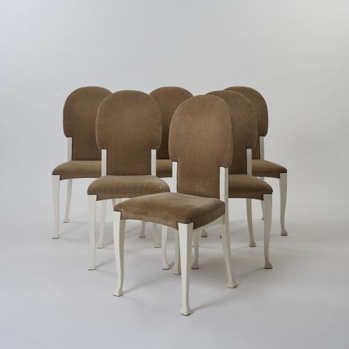 Six chairs from the dining room of Else von Guaita-Lampe, 1906