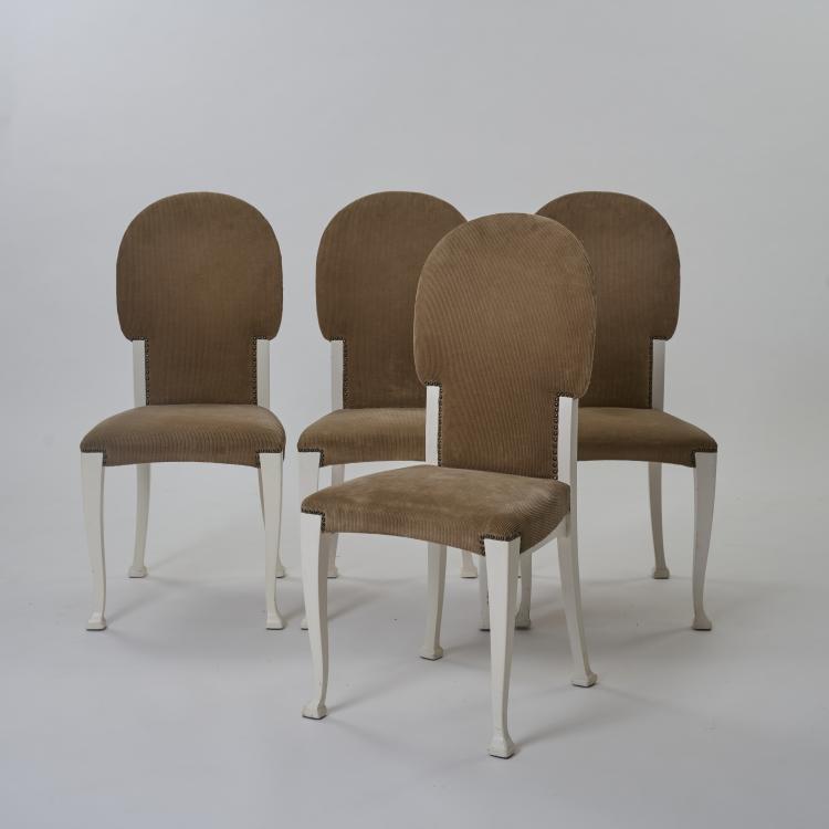 Bild 1 zu Objekt, Six chairs from the dining room of Else von Guaita-Lampe, 1906, Henry van de Velde, Scheidemantel, H., Weimar, 180B 400