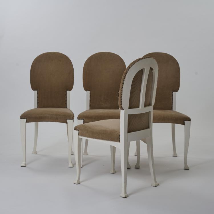 Bild 3 zu Objekt, Six chairs from the dining room of Else von Guaita-Lampe, 1906, Henry van de Velde, Scheidemantel, H., Weimar, 180B 400