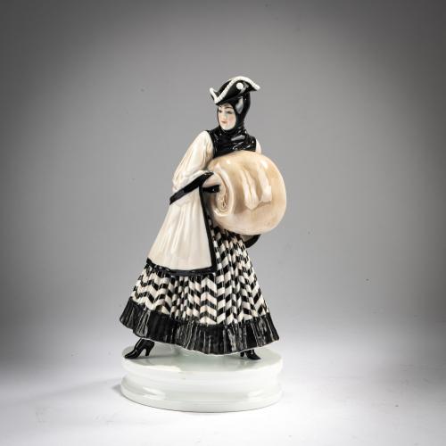 Lady with a Muff (Lo Hesse), 1918