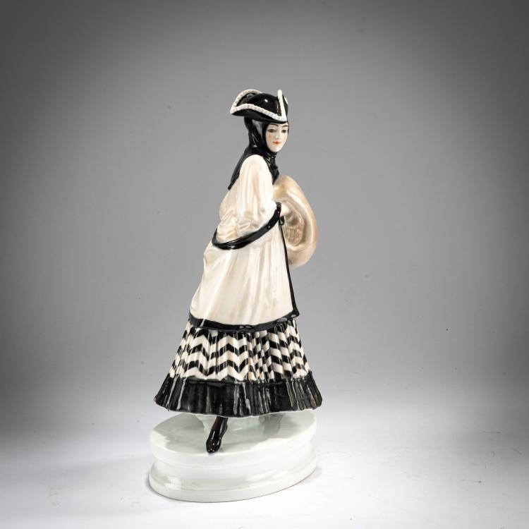 Bild 1 zu Objekt, Lady with a Muff (Lo Hesse), 1918, Constantin Holzer-Defanti, Rosenthal, Selb, 180A 284