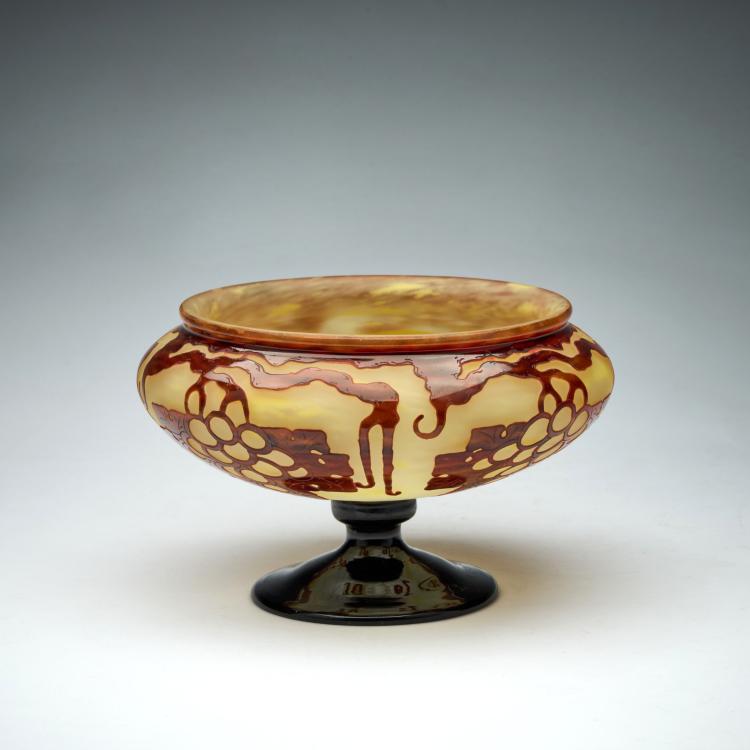 Hauptbild zu Objekt, Aufsatzschale 'Vigne', 1927-28, Schneider, Epinay-sur-Seine, 180A 103