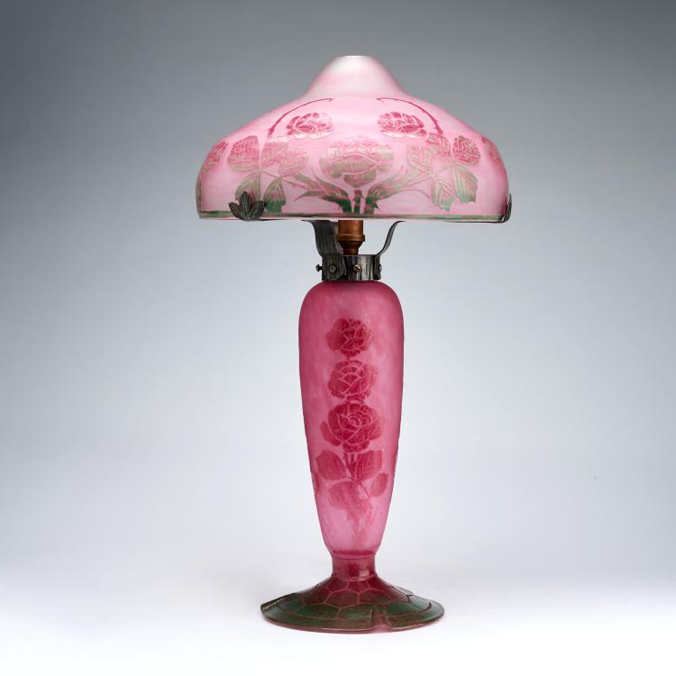 Bild 1 zu Objekt, Tischleuchte 'Roses sauvages', 1918-21, Schneider, Epinay-sur-Seine, 180A 80