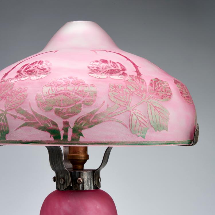 Bild 2 zu Objekt, Tischleuchte 'Roses sauvages', 1918-21, Schneider, Epinay-sur-Seine, 180A 80