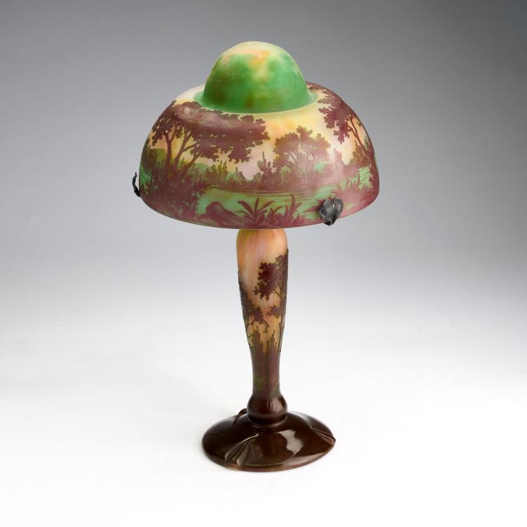 Bild 1 zu Objekt, Tischleuchte 'Paysage', um 1910, Daum Fr&egrave;res, Nancy, 180A 17