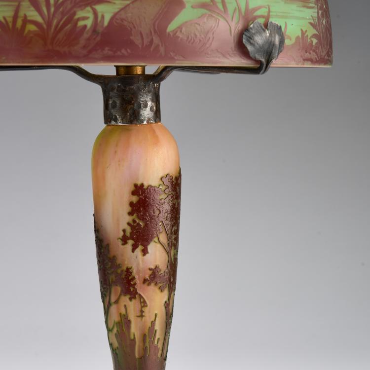 Bild 3 zu Objekt, Tischleuchte 'Paysage', um 1910, Daum Fr&egrave;res, Nancy, 180A 17