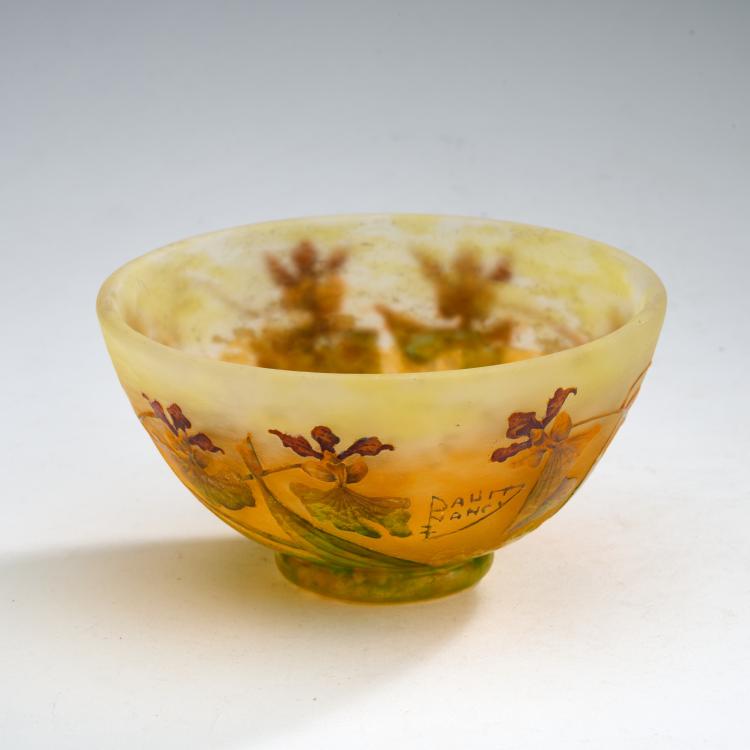Bild 1 zu Objekt, Kleine Schale 'Orchid&eacute;es', 1905-10, Daum Fr&egrave;res, Nancy, 180A 12