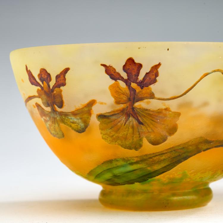 Bild 5 zu Objekt, Kleine Schale 'Orchid&eacute;es', 1905-10, Daum Fr&egrave;res, Nancy, 180A 12