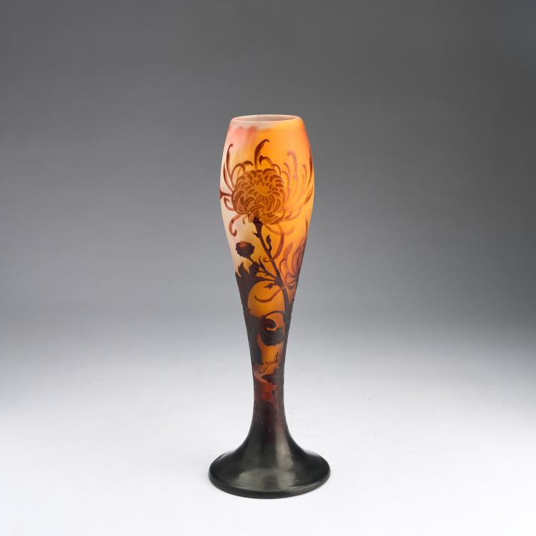 Hauptbild zu Objekt, Vase 'Chrysanth&egrave;mes', 1920-36, Gall&eacute;, Nancy, 180A 61