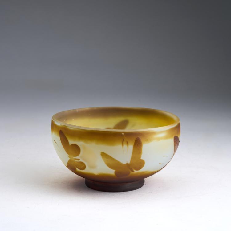 Hauptbild zu Objekt, Schale 'Papillons', 1908-20, Gall&eacute;, Nancy, 180A 57