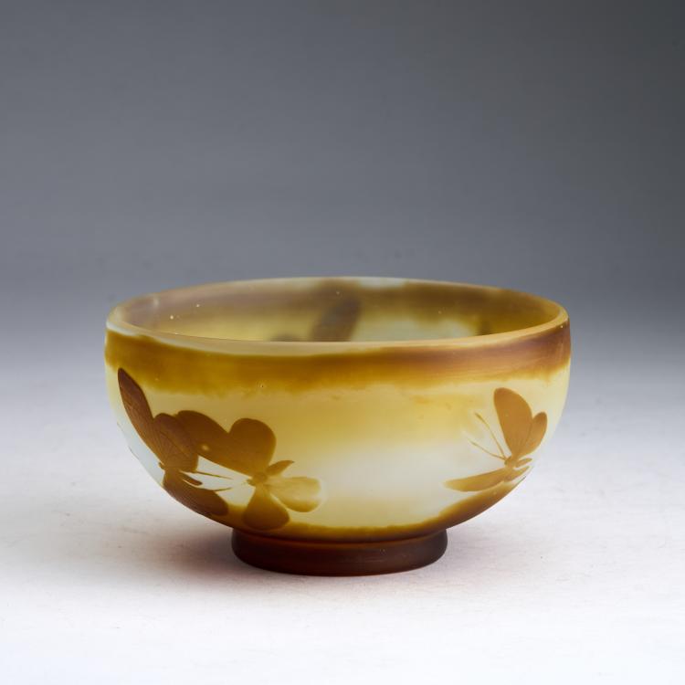 Bild 1 zu Objekt, Schale 'Papillons', 1908-20, Gall&eacute;, Nancy, 180A 57