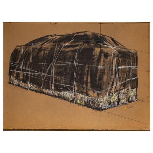 'Packed Hay (Project for the Institute of Contemporary Art, Philadelphia)', 1973