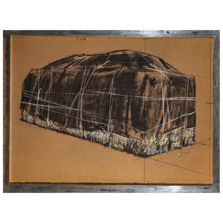 Bild 1 zu Objekt, 'Packed Hay (Project for the Institute of Contemporary Art, Philadelphia)', 1973, Christo Javacheff (Christo), 181C 788