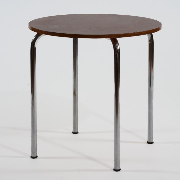 Bild 3 zu Objekt, Table 'MR 515 H' and four armchairs, 1930s, Ludwig Mies van der Rohe,Mart Stam, Thonet, Frankenberg, Bremshey & Co., Solingen, 181A 184