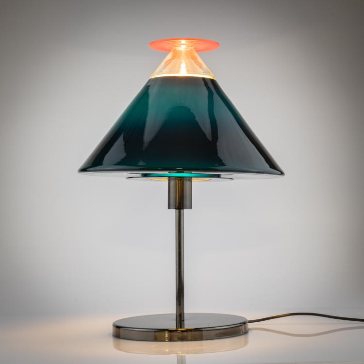 Hauptbild zu Objekt, Table light 'Pallavah', 1995, Ettore Sottsass, Venini, Murano, 180B 528