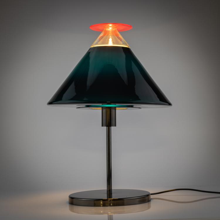 Bild 1 zu Objekt, Table light 'Pallavah', 1995, Ettore Sottsass, Venini, Murano, 180B 528