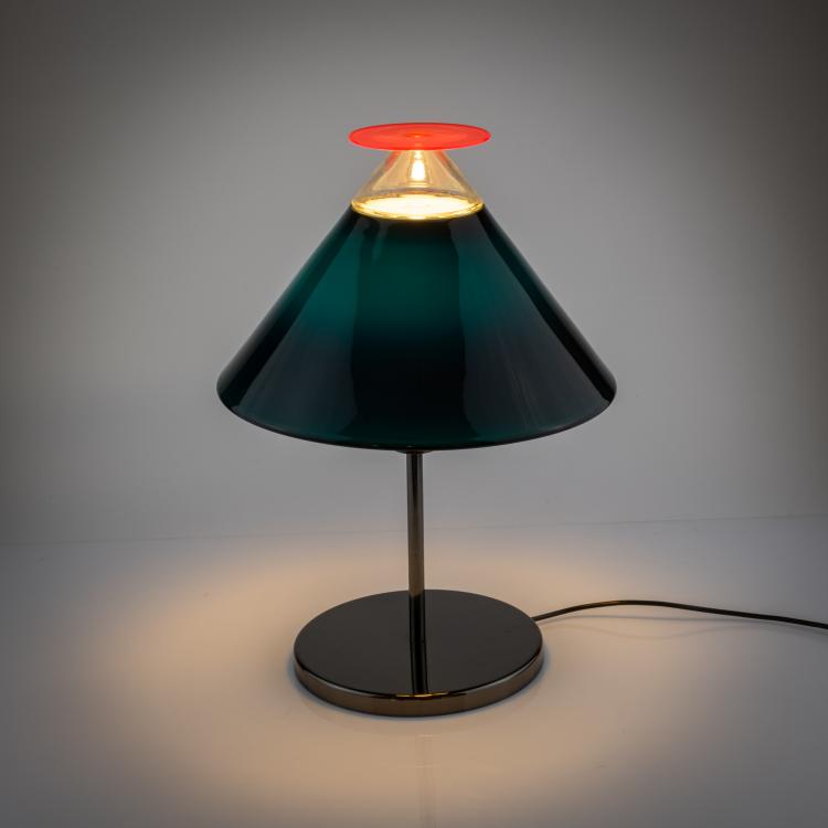 Bild 2 zu Objekt, Table light 'Pallavah', 1995, Ettore Sottsass, Venini, Murano, 180B 528