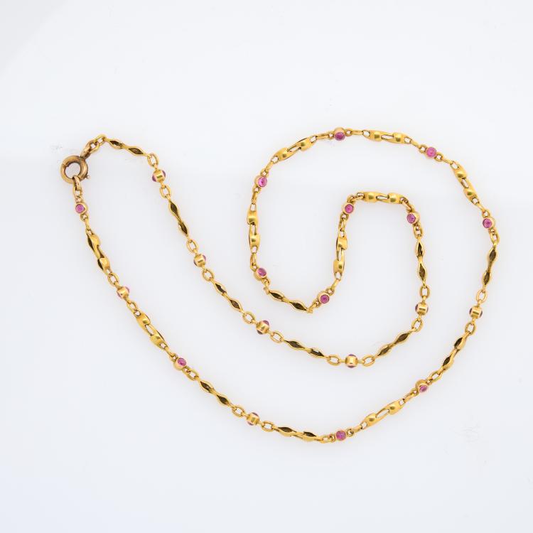 Hauptbild zu Objekt, Collier, 1902, Henry van de Velde, M&uuml;ller, Theodor, Weimar, 180B 382