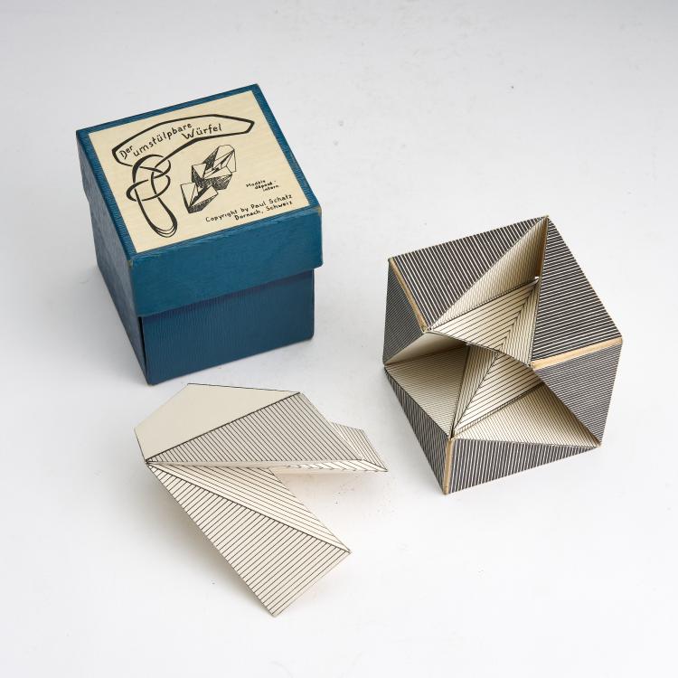 Bild 1 zu Objekt, 'The Invertible Cube', 1929 (design), Paul Schatz, Dornach, Schweiz, 180B 426