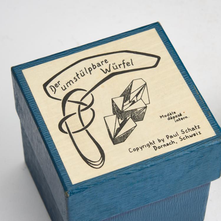 Bild 2 zu Objekt, 'The Invertible Cube', 1929 (design), Paul Schatz, Dornach, Schweiz, 180B 426