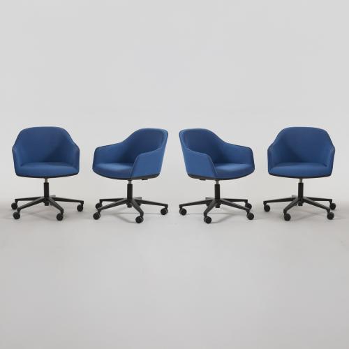 Vier Bürodrehstühle 'Softshell Chair', 2008 (Entwurf)