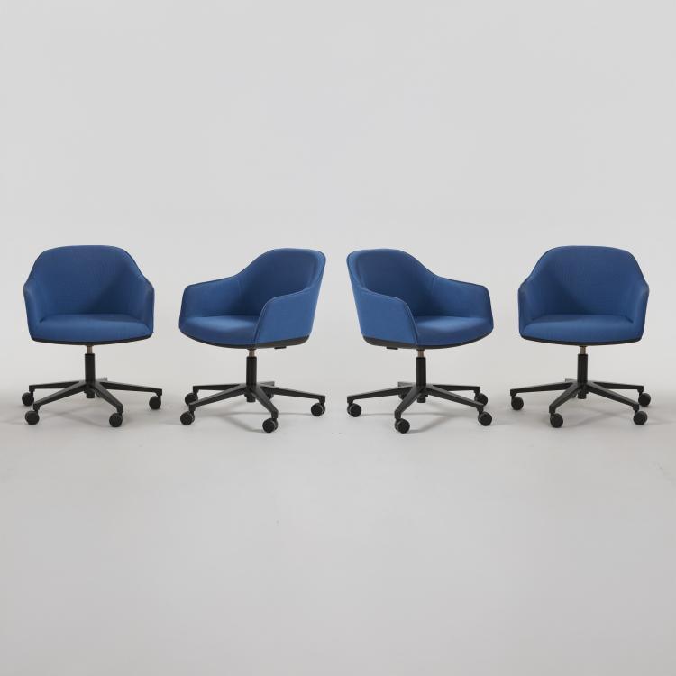 Hauptbild zu Objekt, Vier B&uuml;rodrehst&uuml;hle 'Softshell Chair', 2008 (Entwurf), Ronan Bouroullec,Erwan Bouroullec, Vitra, Birsfelden, 181A 521