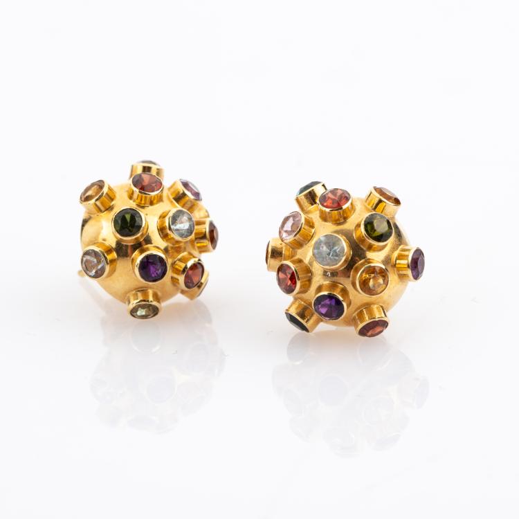 Bild 1 zu Objekt, Paar Ohrstecker, 180C 745